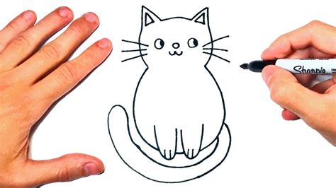 dibujo fácil de un gato